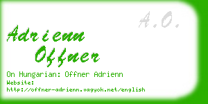 adrienn offner business card